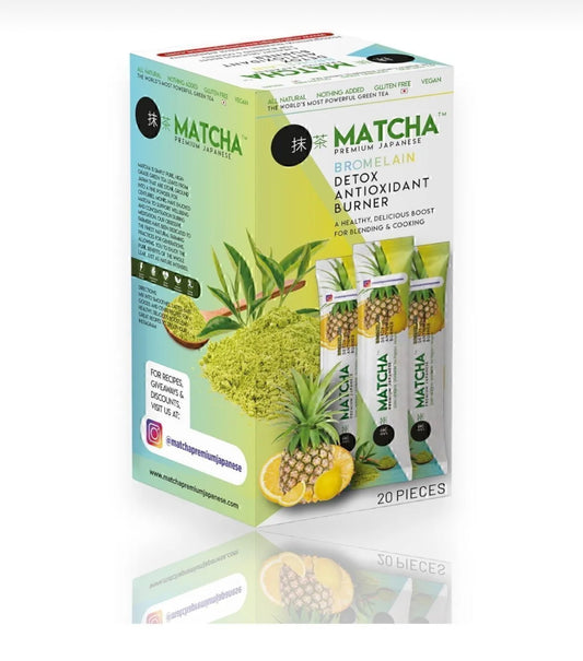 Detox  ananas  matcha